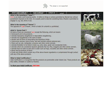 Tablet Screenshot of halalcertificate.com